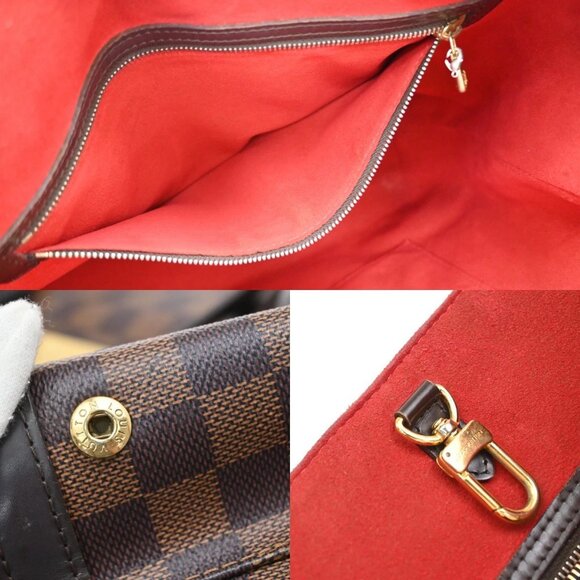 LOUIS VUITLOUIS VUITTON Hampstead MM Shoulder Bag Damier Leather N51204 76EF876 - Picture 13 of 15